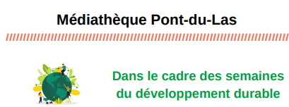 Semaines européennes du développement durable !