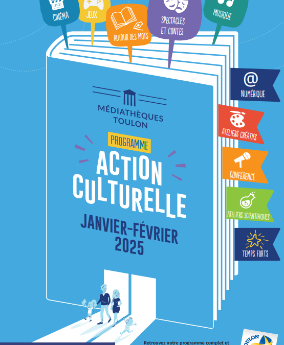 Programme Actions culturelles janvier-février 2025 des médiathèques